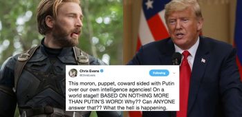 Chris Evans trump twitter