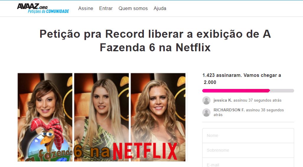 petição a fazenda