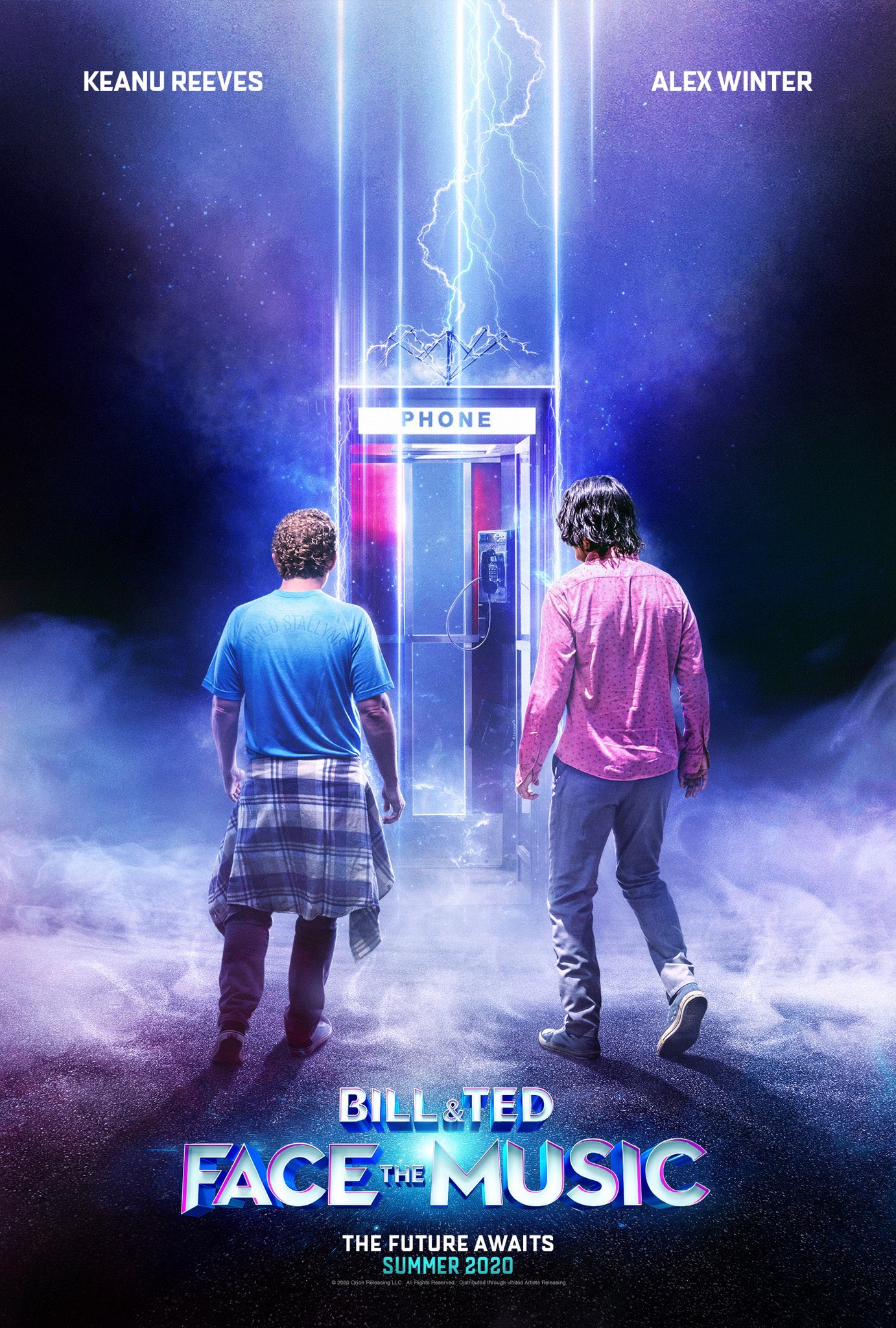 bill and ted face the music poster