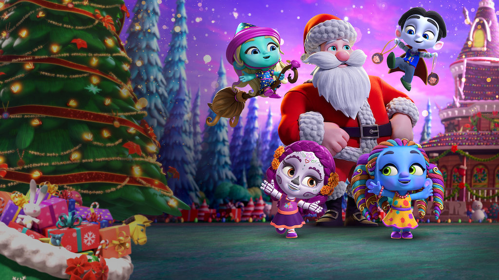 Super Monstros Ajudando o Papai Noel