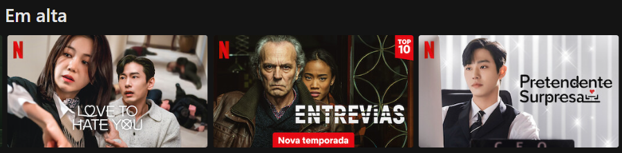pretendente surpresa em alta
