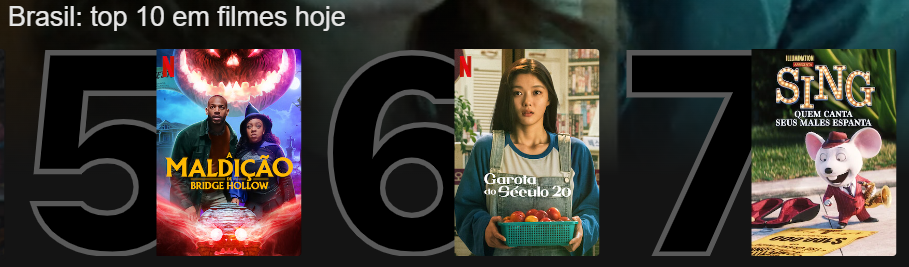 garota do seculo 20 top10