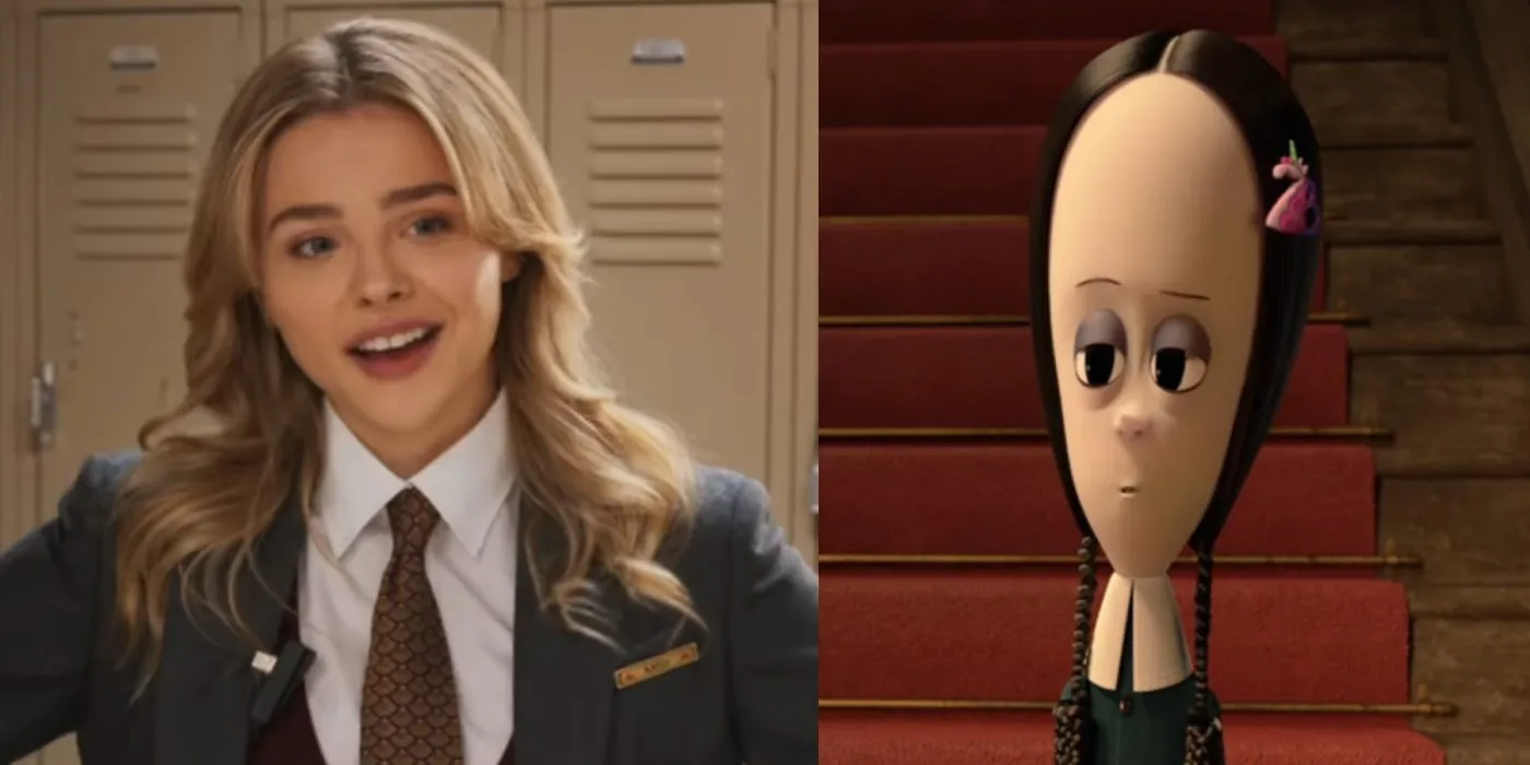 Chloe grace moretz wednesday addams family movie 2 e1632916885599