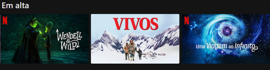 vivos em alta