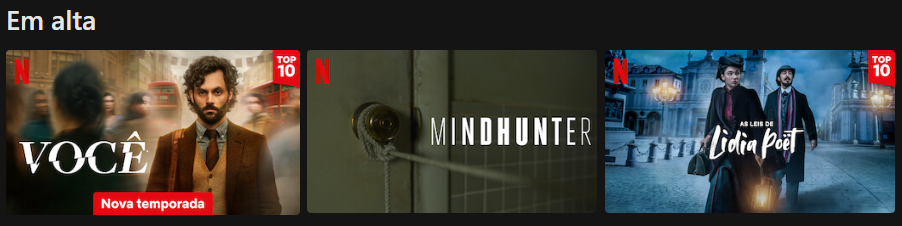 mindhunter em alta