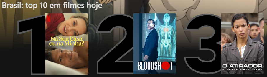 na sua ou na minha top10