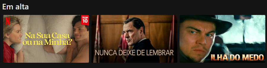 nunca deixe de lembrar em alta