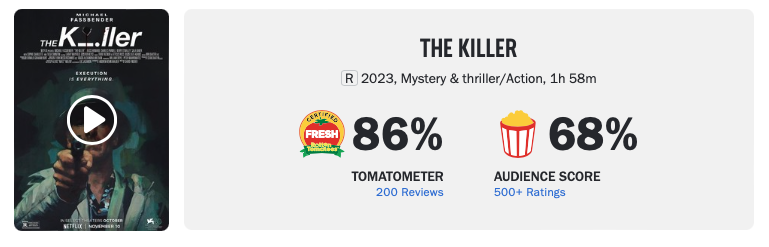 filme de ação na netflix: o assassino