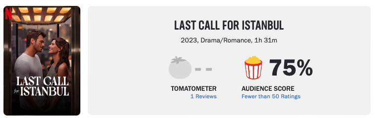 filme de romance na netflix: Última Chamada para Istambul