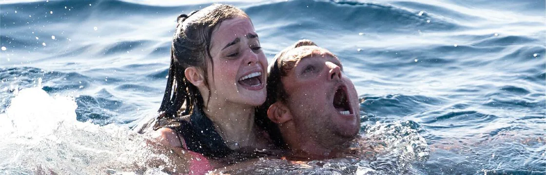 filme de sobrevivência na netflix: Tubarão: Mar de Sangue