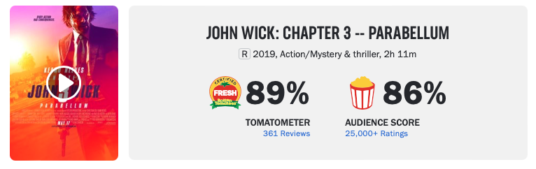 John Wick - Parabellum, filme de ação na Netflix
