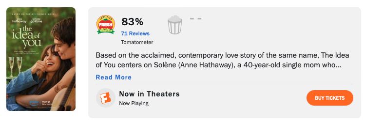 Uma Ideia de Você, filme de romance no Amazon Prime Video