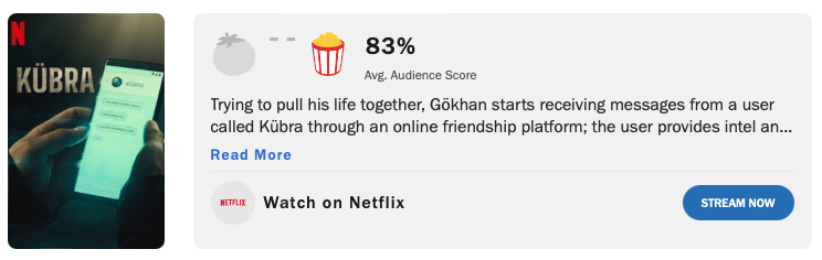 Kübra, série turca da Netflix