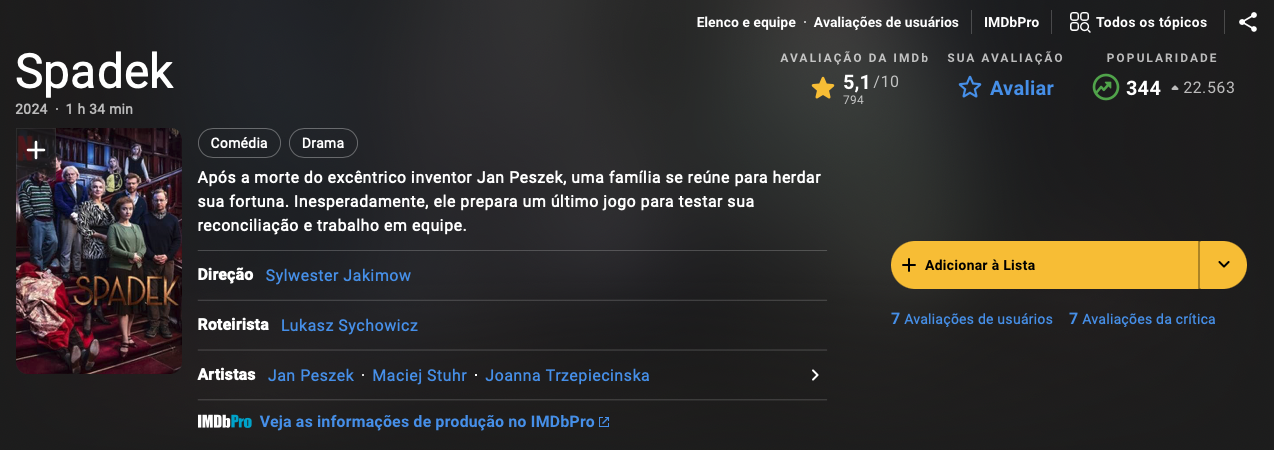 Uma Herança Inusitada, filme da Netflix